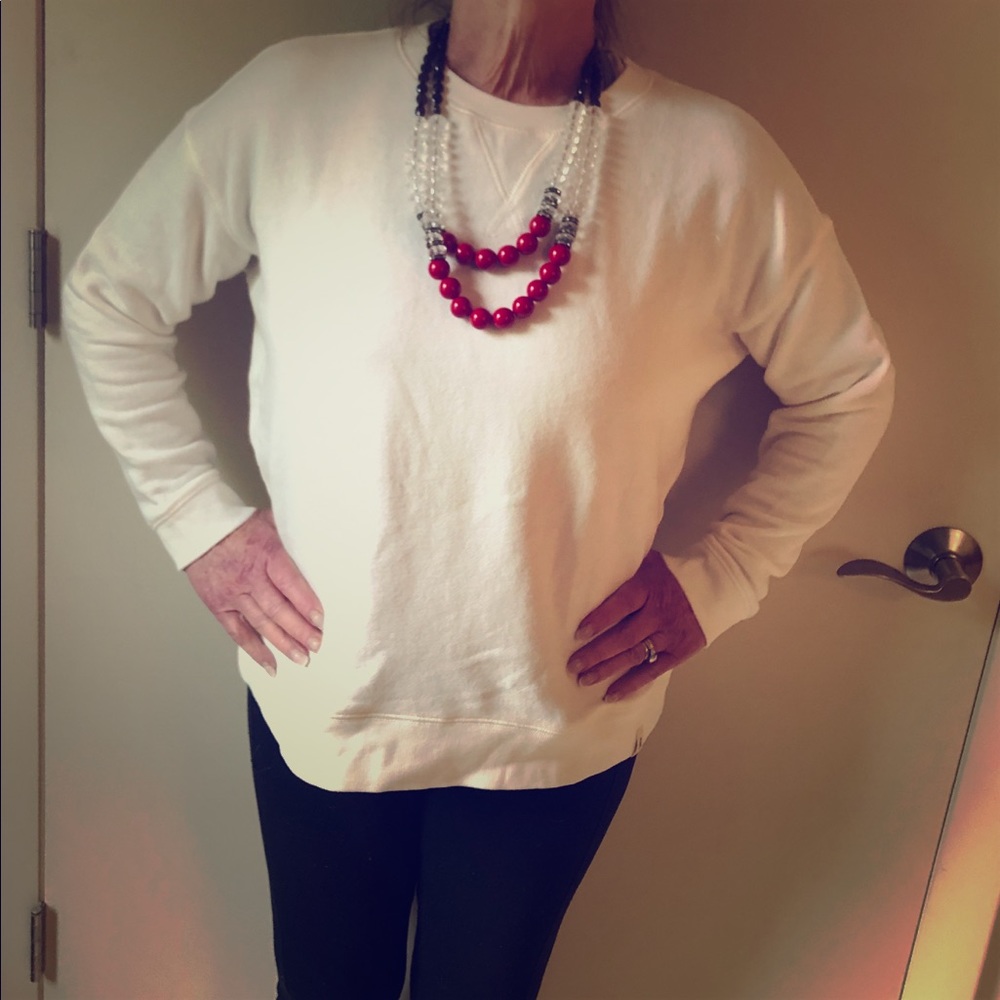 Beaded layered necklace